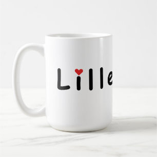 Caneca De Café Eu amo Lille France