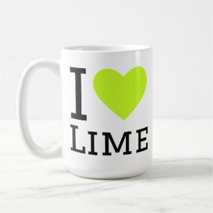 Caneca De Café Eu amo limão