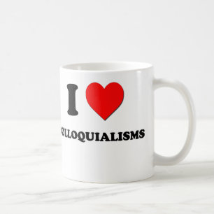 Caneca De Café Eu amo linguagens cotidianas