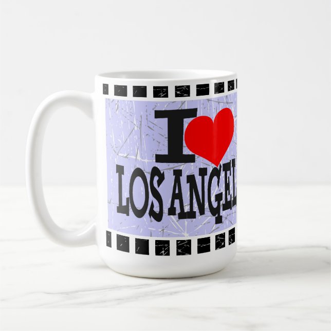 Caneca De Café Eu amo Los angeles - Mugs (Esquerda)