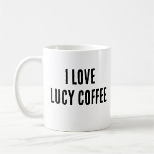 Caneca De Café Eu Amo Lucy Coffee Mug