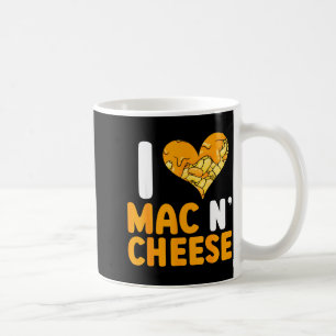Caneca De Café Eu Amo Macarrão Com Queijo Macarrão E Queijo Engra