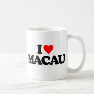 CANECA DE CAFÉ EU AMO MACAU