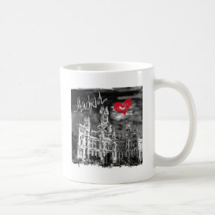 Caneca De Café Eu amo Madrid