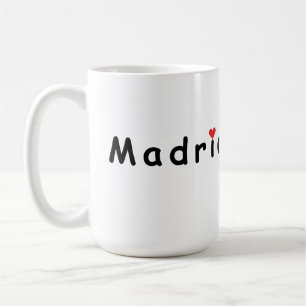Caneca De Café Eu amo Madrid