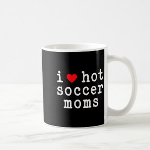 Caneca De Café Eu Amo Mães de Futebol Quentes Camiseta Divertida