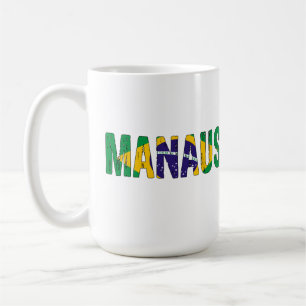 Caneca De Café Eu amo Manaus