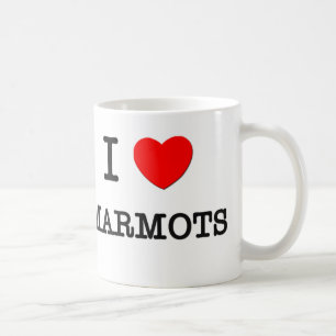 Caneca De Café Eu amo MARMOTA