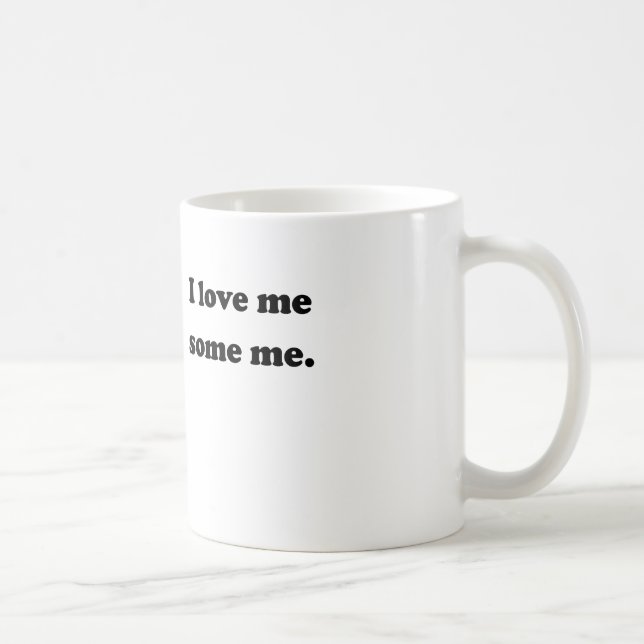 Caneca De Café Eu amo-me alguns mim (Direita)