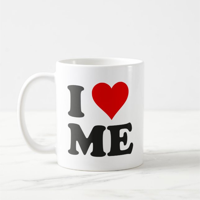 Caneca De Café Eu Amo-Me Café Mug (Esquerda)