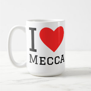 Caneca De Café Eu amo Meca