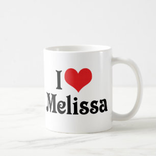 Caneca De Café Eu Amo Melissa
