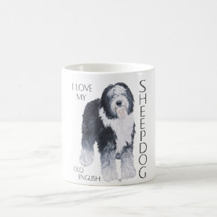 Caneca De Café Eu Amo Meu Antigo Cachorro Inglês
