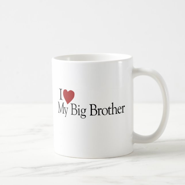 Caneca De Café Eu amo meu big brother (Direita)