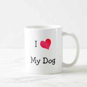 Caneca De Café Eu amo meu cão