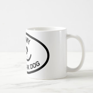 Caneca De Café Eu amo meu cão de Nosework