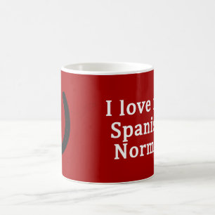 Caneca De Café Eu Amo Meu Cavalo Espanhol-Norman