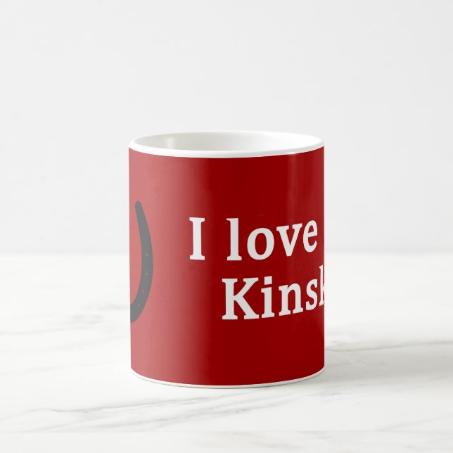 Caneca De Café Eu Amo Meu Cavalo Kinsky (Centro)