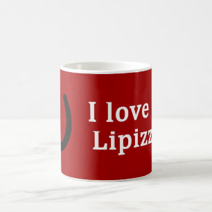 Caneca De Café Eu Amo Meu Cavalo Lipizzan