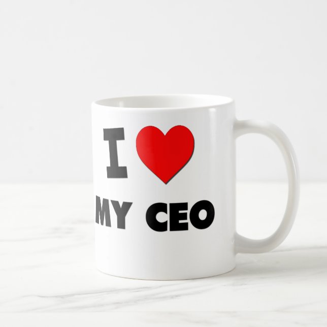 Caneca De Café Eu amo meu CEO (Direita)