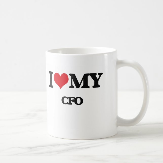 Caneca De Café Eu amo meu Cfo (Direita)