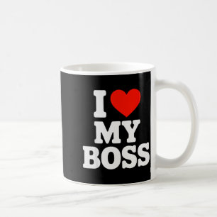 Caneca De Café Eu Amo Meu Chefe 