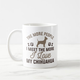 Caneca De Café Eu Amo Meu Chihuahua