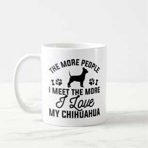 Caneca De Café Eu Amo Meu Chihuahua