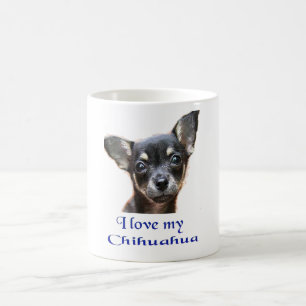 Caneca De Café Eu amo meu Chihuahua
