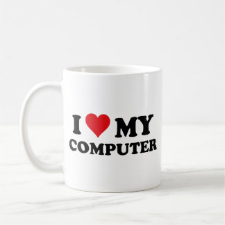 Caneca De Café Eu Amo Meu Computador Café Mug