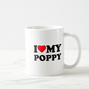 Caneca De Café Eu Amo Meu Coração Ppy Família Avô