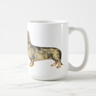 Caneca De Café Eu amo meu Dachshund Wirehaired