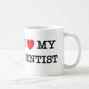 Caneca De Café Eu amo meu DENTISTA