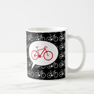 Caneca De Café eu amo meu desenho animado de bicicleta