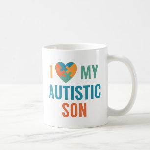 Caneca De Café Eu Amo Meu Filho Autista