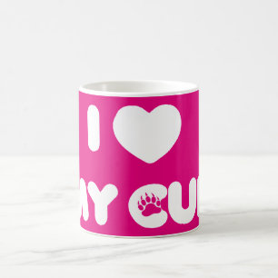 Caneca De Café Eu Amo Meu Filhote