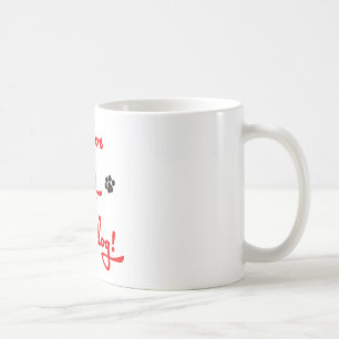 Caneca De Café Eu amo meu Granddog!