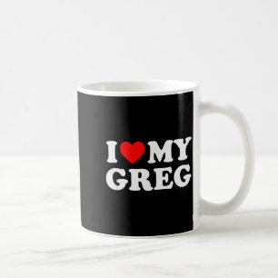 Caneca De Café Eu Amo Meu Greg