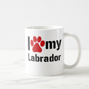 Caneca De Café Eu amo meu Labrador