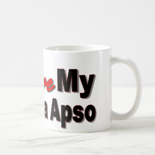Caneca De Café Eu amo meu Lhasa Apso