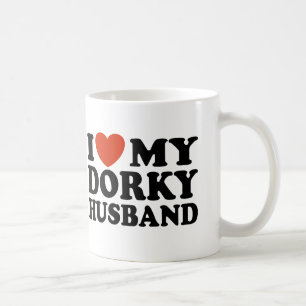 Caneca De Café Eu amo meu marido Dorky