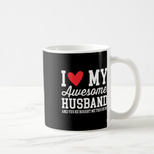 Caneca De Café Eu Amo Meu Marido Incrível Ele Me Comprou Esta Cam