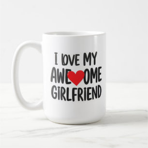 Caneca De Café Eu amo meu namorada incrível