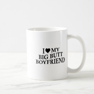 Caneca De Café Eu Amo Meu Namorado De Bunda Grande Piada Namorada