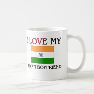 Caneca De Café Eu amo meu namorado indiano