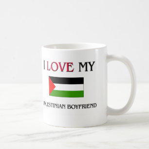 Caneca De Café Eu amo meu namorado palestino