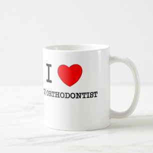 Caneca De Café Eu amo meu Orthodontist
