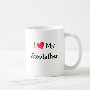 Caneca De Café Eu amo meu padrasto