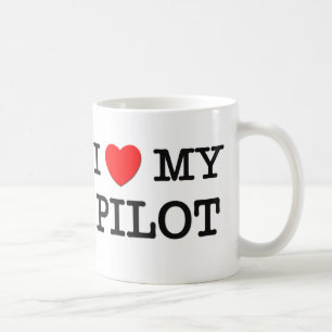 Caneca De Café Eu amo meu PILOTO