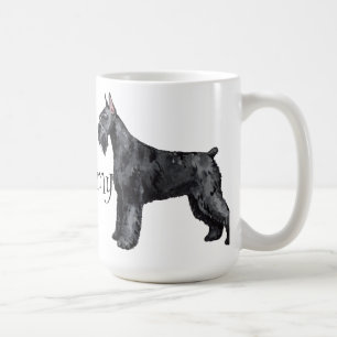Caneca De Café Eu amo meu Schnauzer gigante